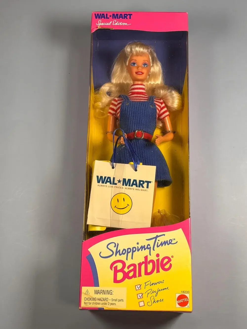 Shopping Time Barbie Doll Wal-Mart Special Edition Mattel #18230 1997 - New
